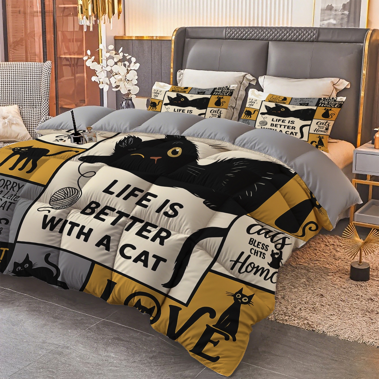 91家纺网 家纺一手货源 找家纺 合纵跨境工厂 2025新款一件定制pod模式跨境被子90G水洗棉被芯单品三件套一件代发希音集采亚马逊速卖通-24小时内发货 10010