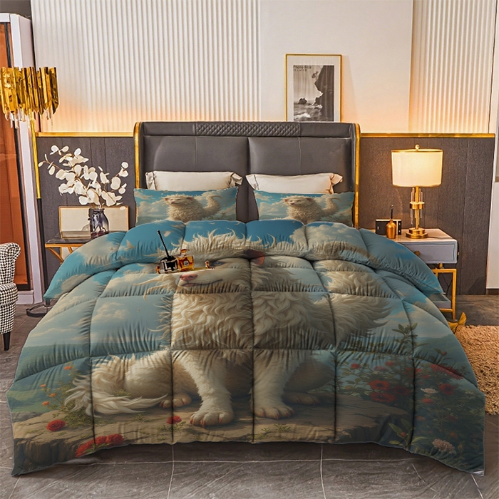 合纵跨境工厂 2025新款一件定制pod模式跨境被子被芯单品三件套一件代发希音集采亚马逊速卖通-24小时内发货 10015