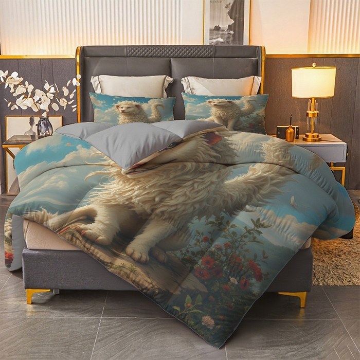 91家纺网 家纺一手货源 找家纺 合纵跨境工厂 2025新款一件定制pod模式跨境被子被芯单品三件套一件代发希音集采亚马逊速卖通-24小时内发货 10015