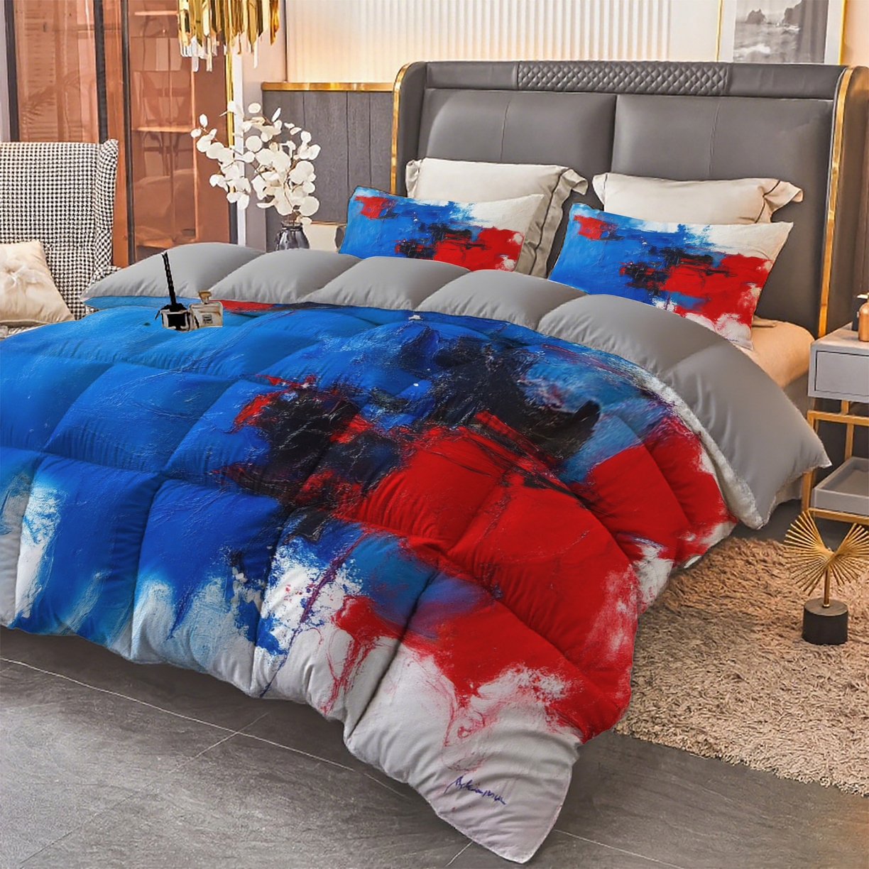 91家纺网 家纺一手货源 找家纺 合纵跨境工厂 2025新款一件定制pod模式跨境被子被芯单品三件套一件代发希音集采亚马逊速卖通-24小时内发货 10021