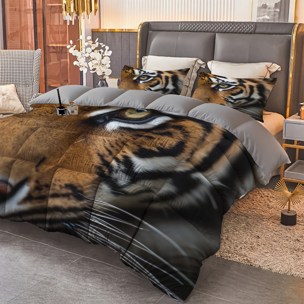 91家纺网 家纺一手货源 找家纺 合纵跨境工厂 2025新款一件定制pod模式跨境被子被芯单品三件套一件代发希音集采亚马逊速卖通-24小时内发货 10022