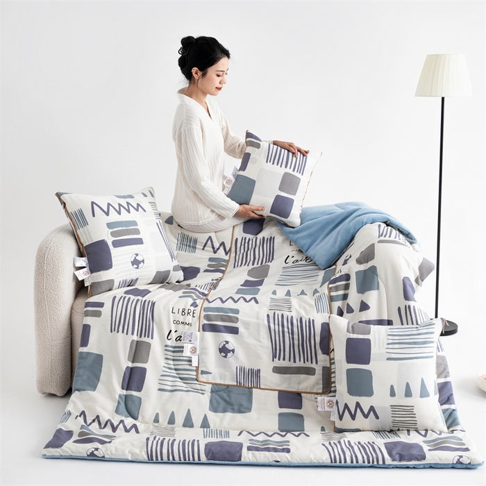 91家纺网 家纺一手货源 找家纺 照世家纺 2025新款A类棉加绒抗菌抱枕被系列 （控价：不能低于以下：小79，中号99，大120，加大140，超大160；低于零售价的链接，一经发现直接投诉下架，感谢大家的支持） 海盐薄荷