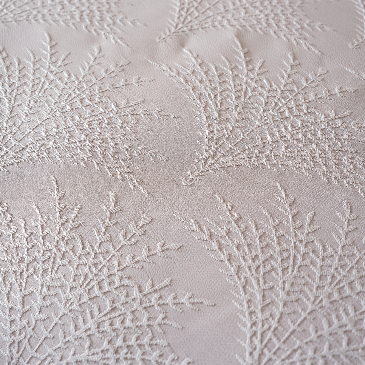 91家纺网 家纺一手货源 找家纺 蓝冰家纺 2025新款发财树提花大豆被被子被芯 发财树-浅灰色