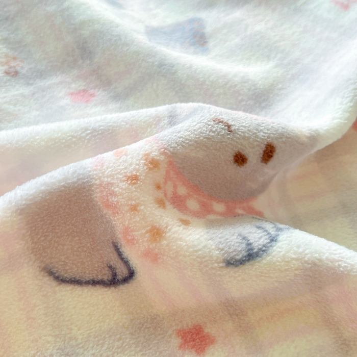 91家纺网 家纺一手货源 找家纺 言一 2025新款A类250G高克重全消光全工艺超柔手感加厚卡通牛奶绒四件套 小吉象