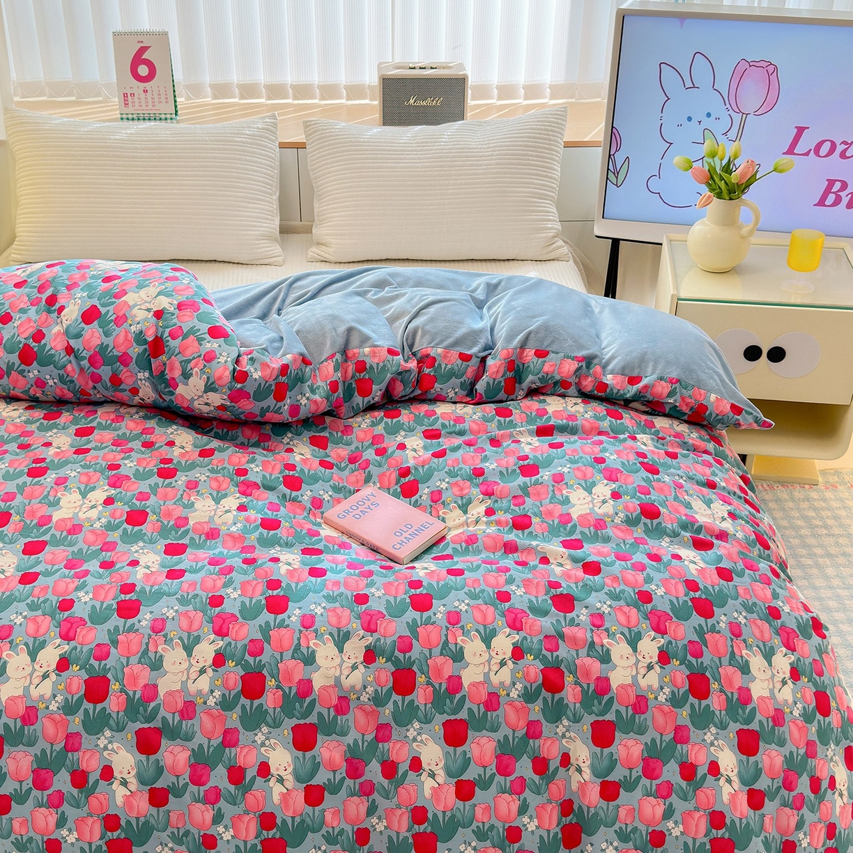 91家纺网 家纺一手货源 找家纺 （总）清雅福 2025秋冬新品全棉印花棉加绒四件套系列