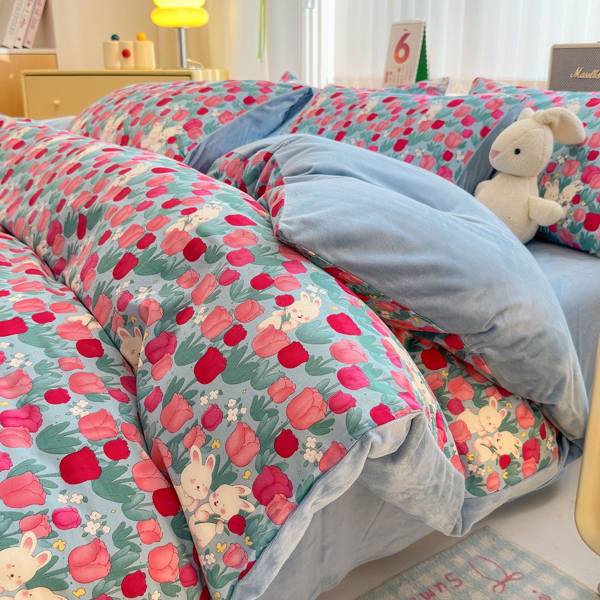 （总）清雅福 2025秋冬新品全棉印花棉加绒四件套系列