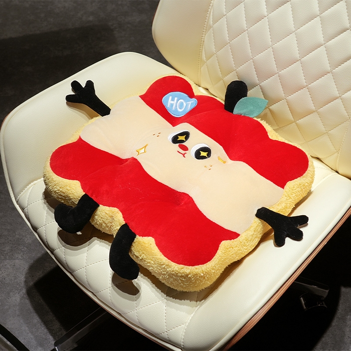 91家纺网 家纺一手货源 找家纺 （总）仟亿莱 2025新款大眼红苹果花瓣坐垫