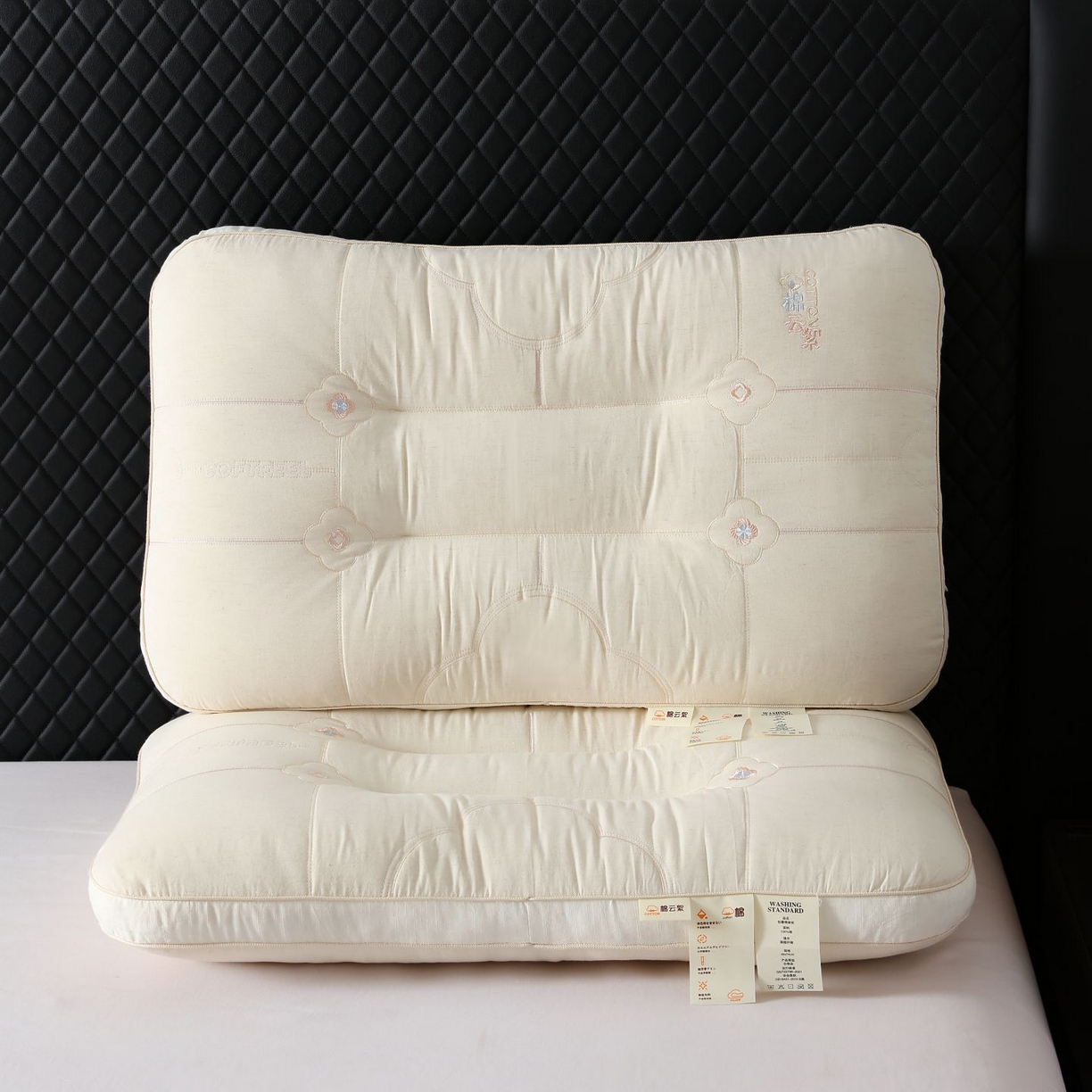 91家纺网 家纺一手货源 找家纺 （总）晚儿 2025新款棉云絮护颈枕枕头枕芯