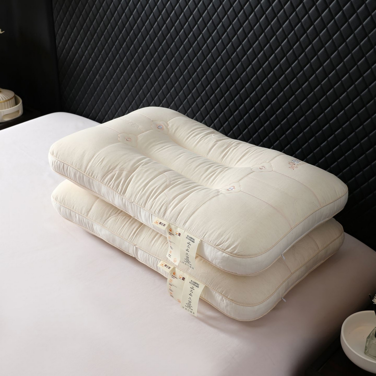 91家纺网 家纺一手货源 找家纺 （总）晚儿 2025新款棉云絮护颈枕枕头枕芯