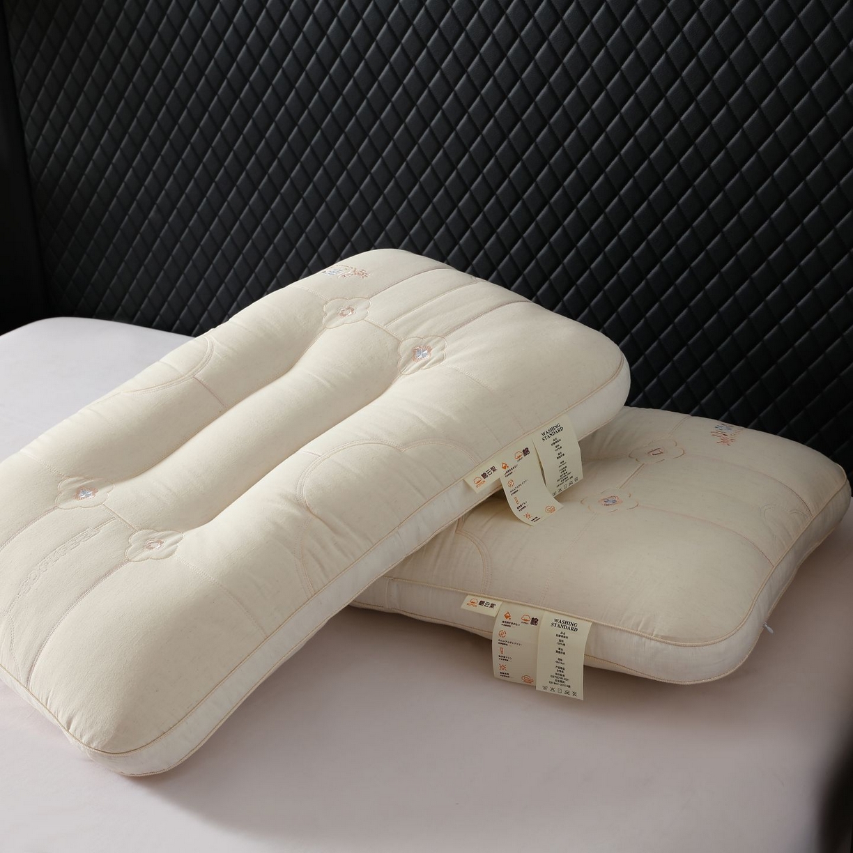 91家纺网 家纺一手货源 找家纺 （总）晚儿 2025新款棉云絮护颈枕枕头枕芯