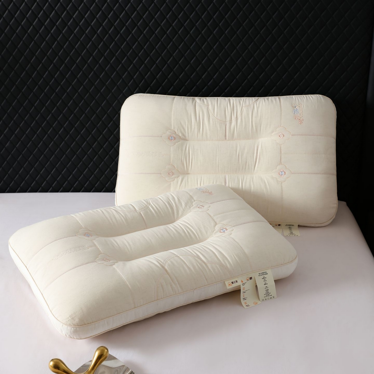 91家纺网 家纺一手货源 找家纺 （总）晚儿 2025新款棉云絮护颈枕枕头枕芯