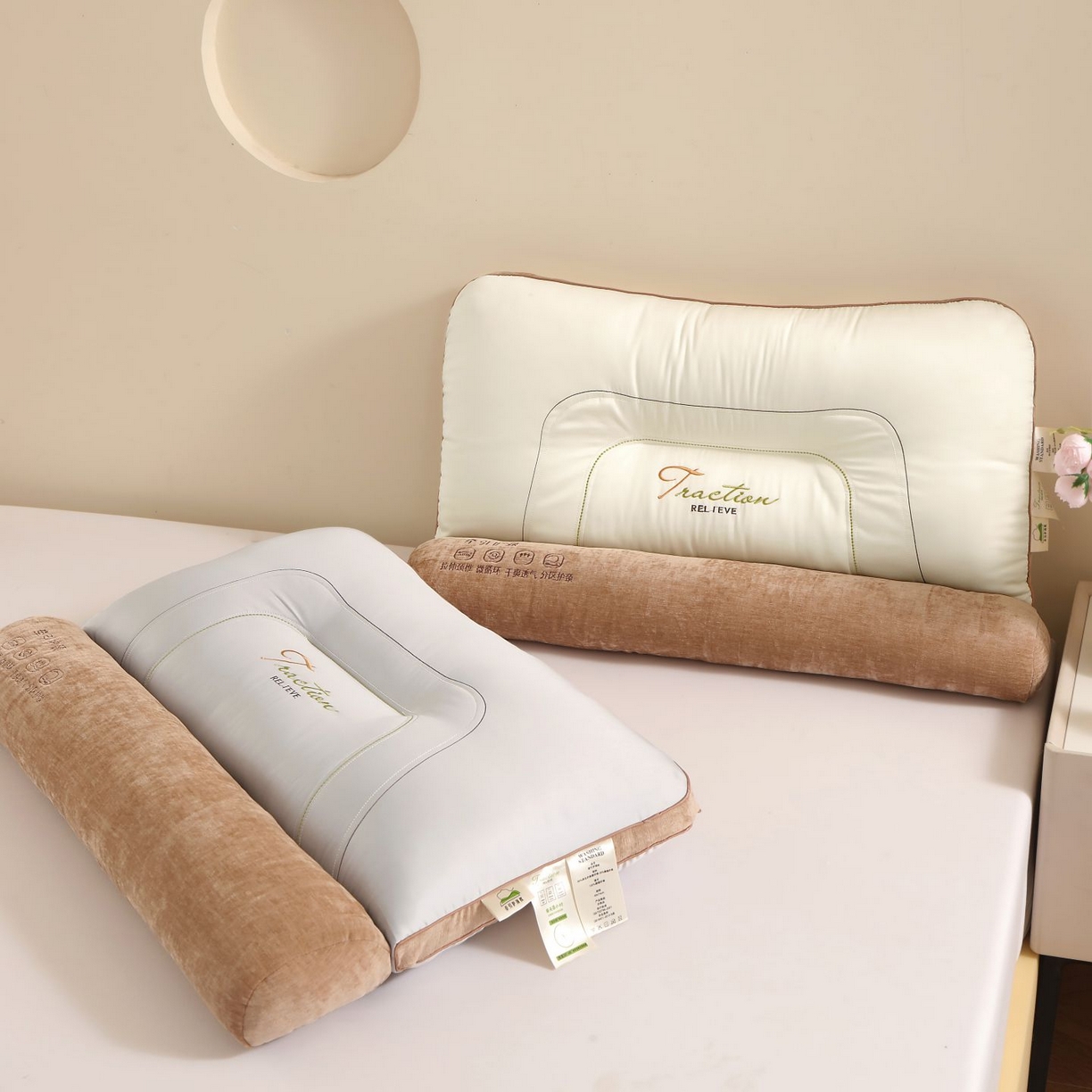 91家纺网 家纺一手货源 找家纺 （总）晚儿 2025新款牵引护颈枕枕头枕芯