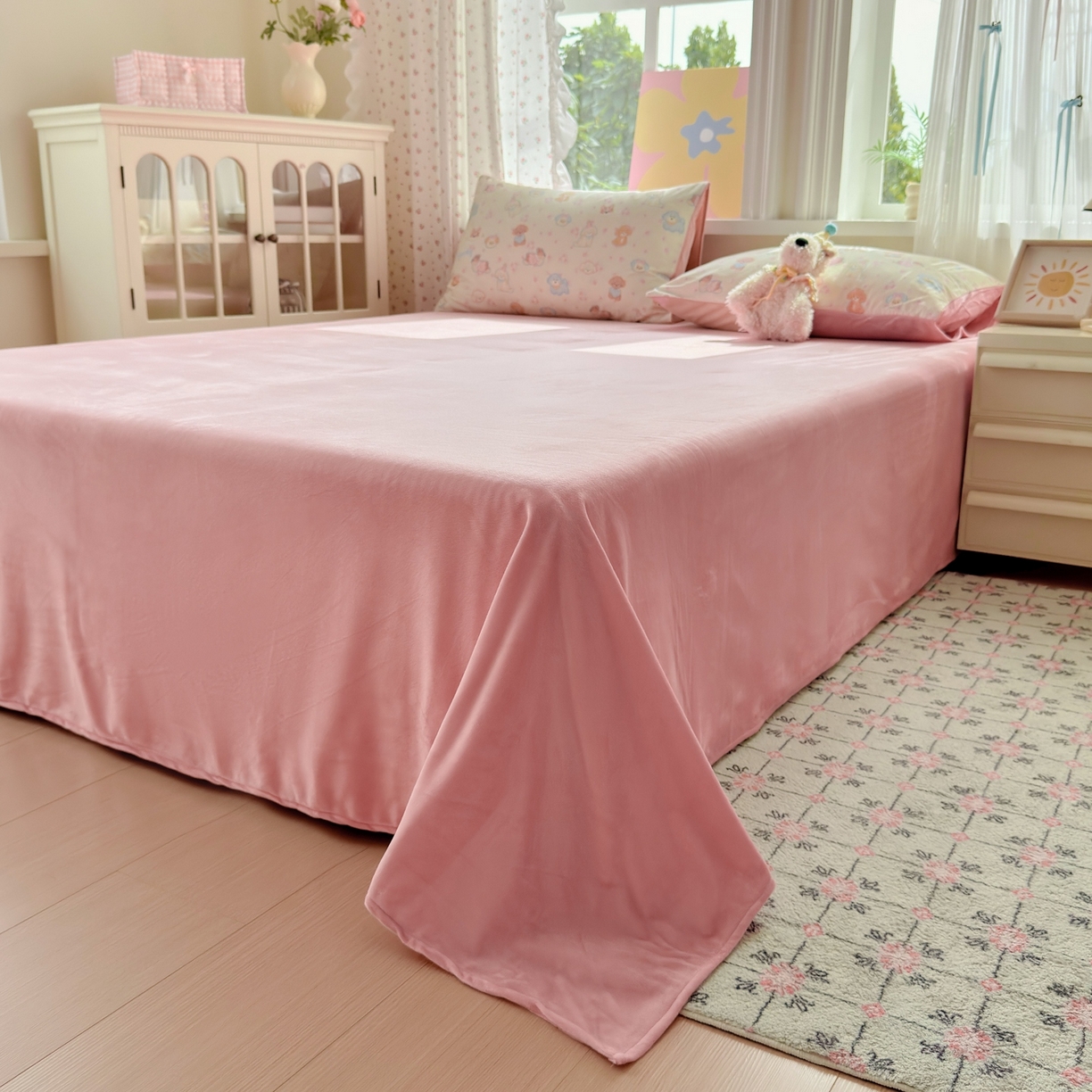 91家纺网 家纺一手货源 找家纺 清雅福 2025秋冬新品全棉印花棉加绒四件套系列 棉绒-狗狗家族