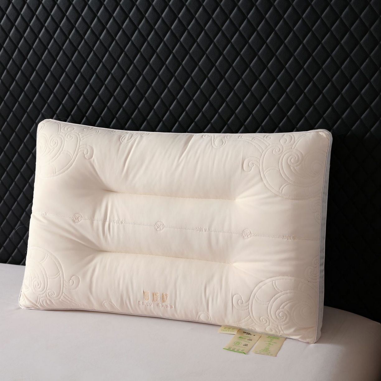 晚儿 2025新款面膜舒睡牵引枕枕头枕芯 粉色