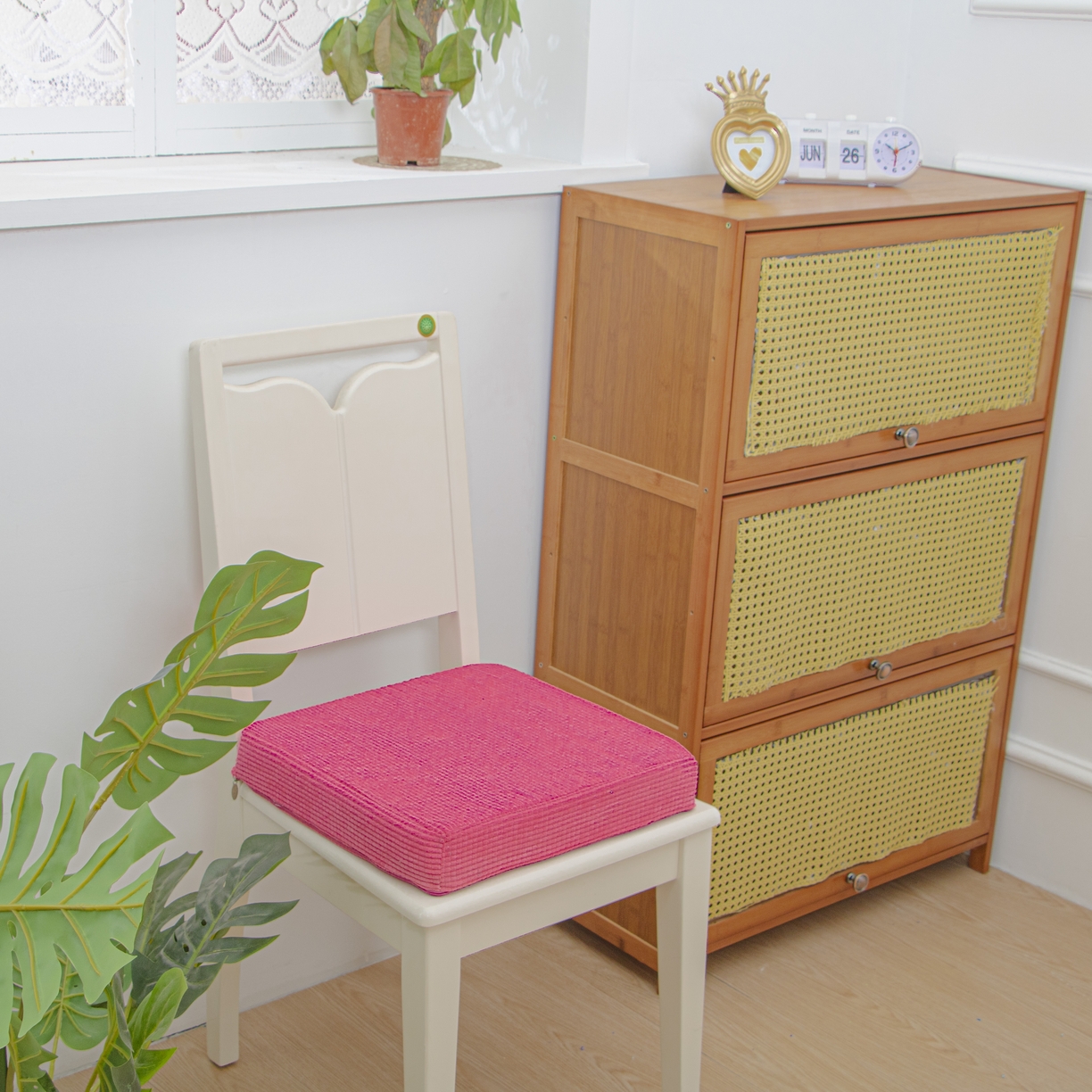 91家纺网 家纺一手货源 找家纺 （总）沐沐家纺 2026新款玉米绒立体坐垫