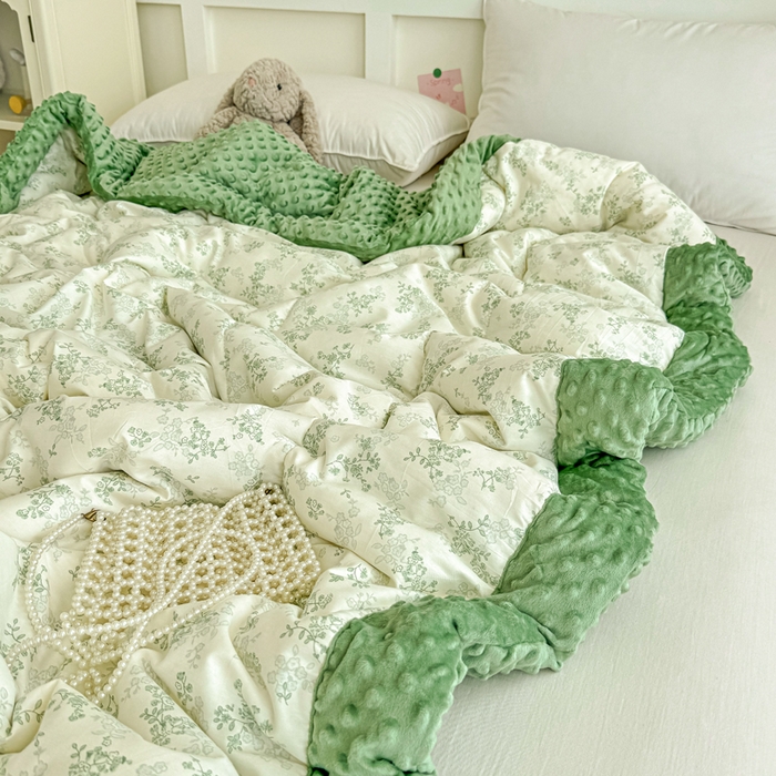 91家纺网 家纺一手货源 找家纺 （总）宜梦家居 2025新款全棉纯棉豆豆被被子被芯