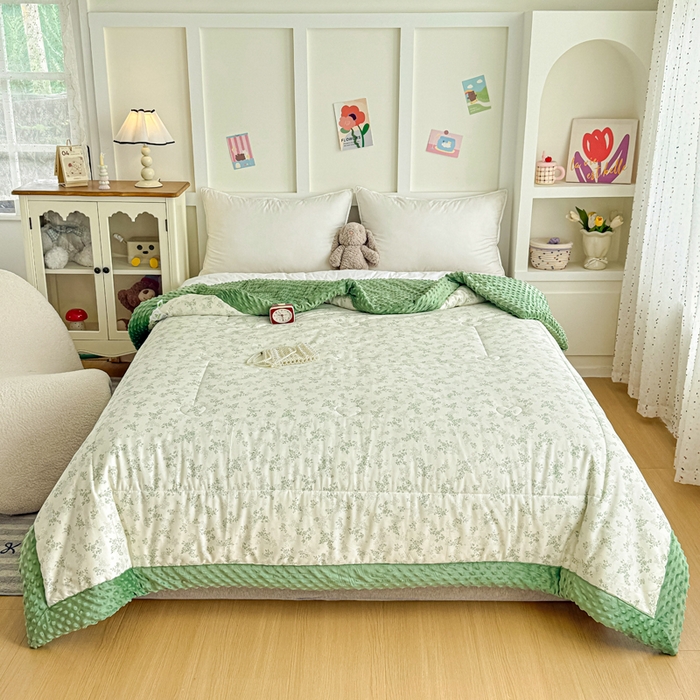 91家纺网 家纺一手货源 找家纺 （总）宜梦家居 2025新款全棉纯棉豆豆被被子被芯