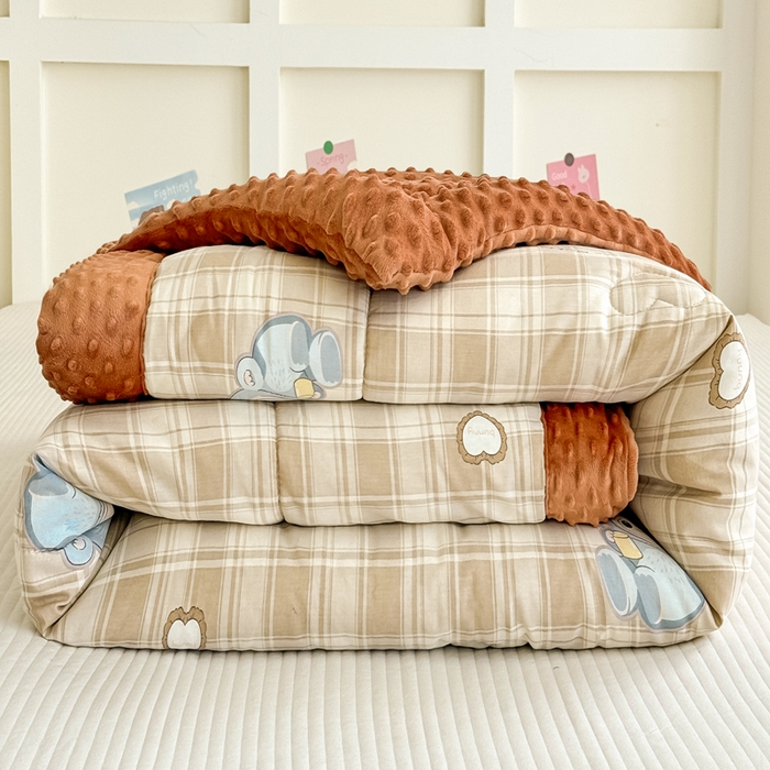 91家纺网 家纺一手货源 找家纺 （总）宜梦家居 2025新款全棉纯棉豆豆被被子被芯