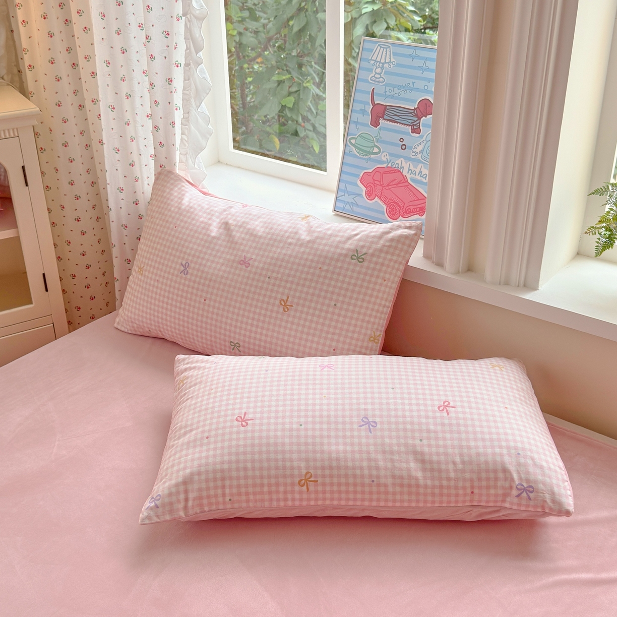 91家纺网 家纺一手货源 找家纺 清雅福 2025秋冬新品全棉印花棉加绒四件套系列 棉绒-夏日恋格