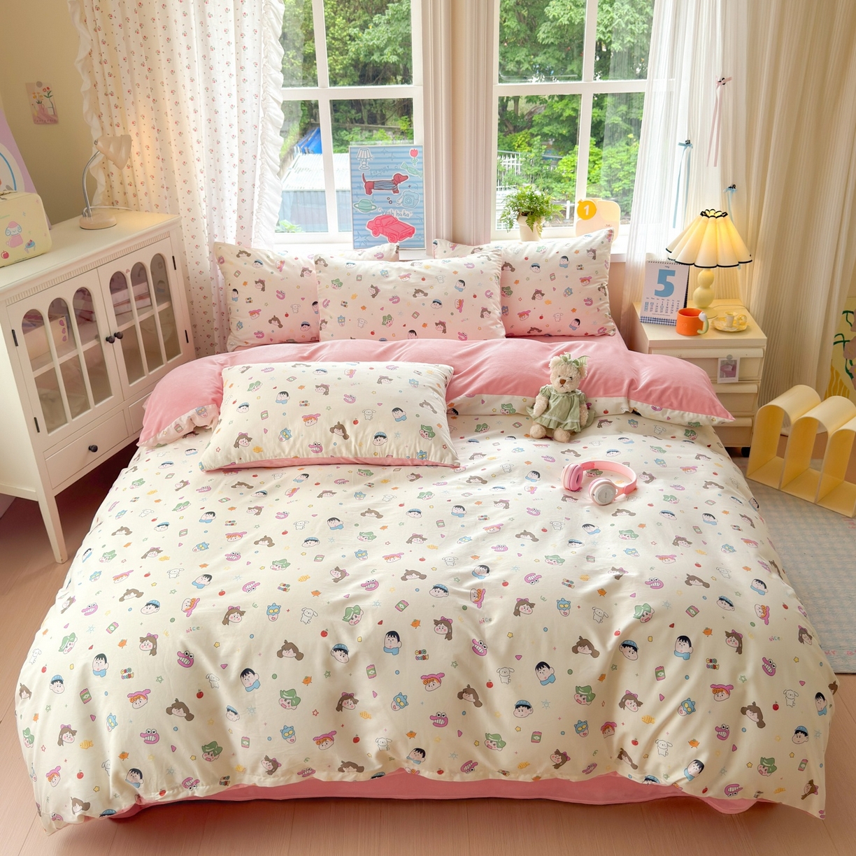 91家纺网 家纺一手货源 找家纺 清雅福 2025秋冬新品全棉印花棉加绒四件套系列 棉绒-新新一家