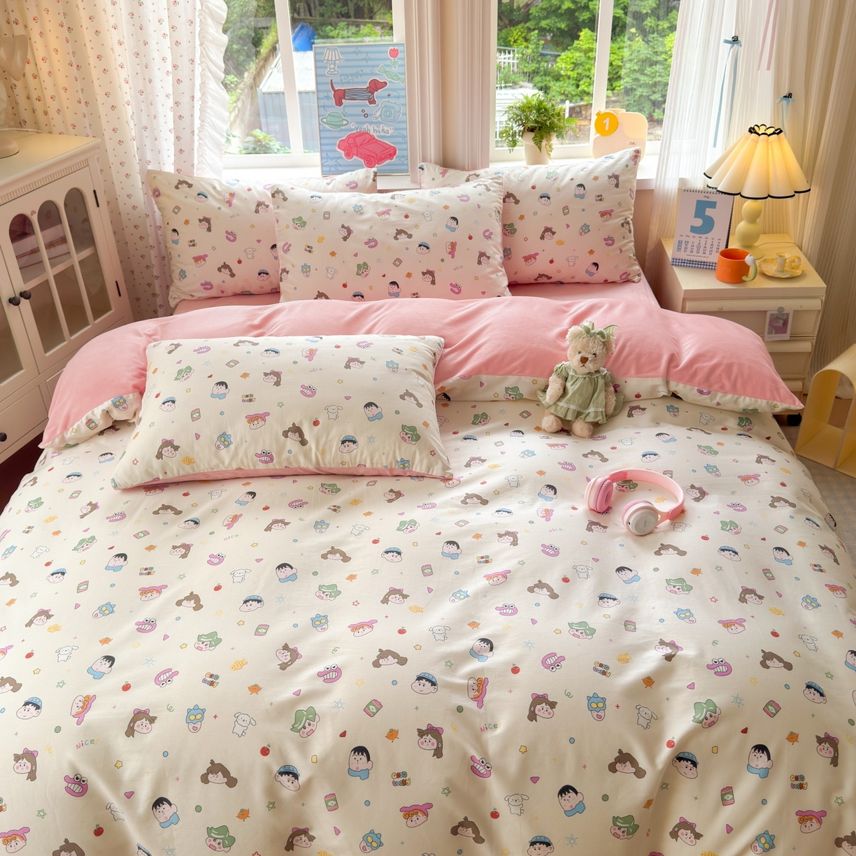 91家纺网 家纺一手货源 找家纺 清雅福 2025秋冬新品全棉印花棉加绒四件套系列 棉绒-新新一家