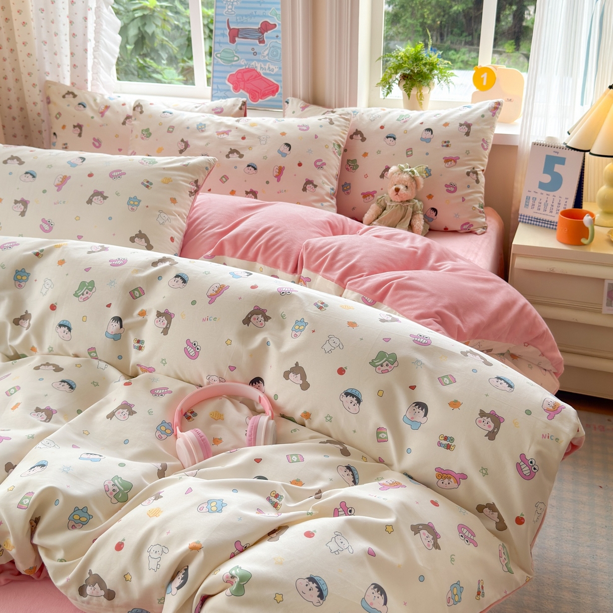 91家纺网 家纺一手货源 找家纺 清雅福 2025秋冬新品全棉印花棉加绒四件套系列 棉绒-新新一家