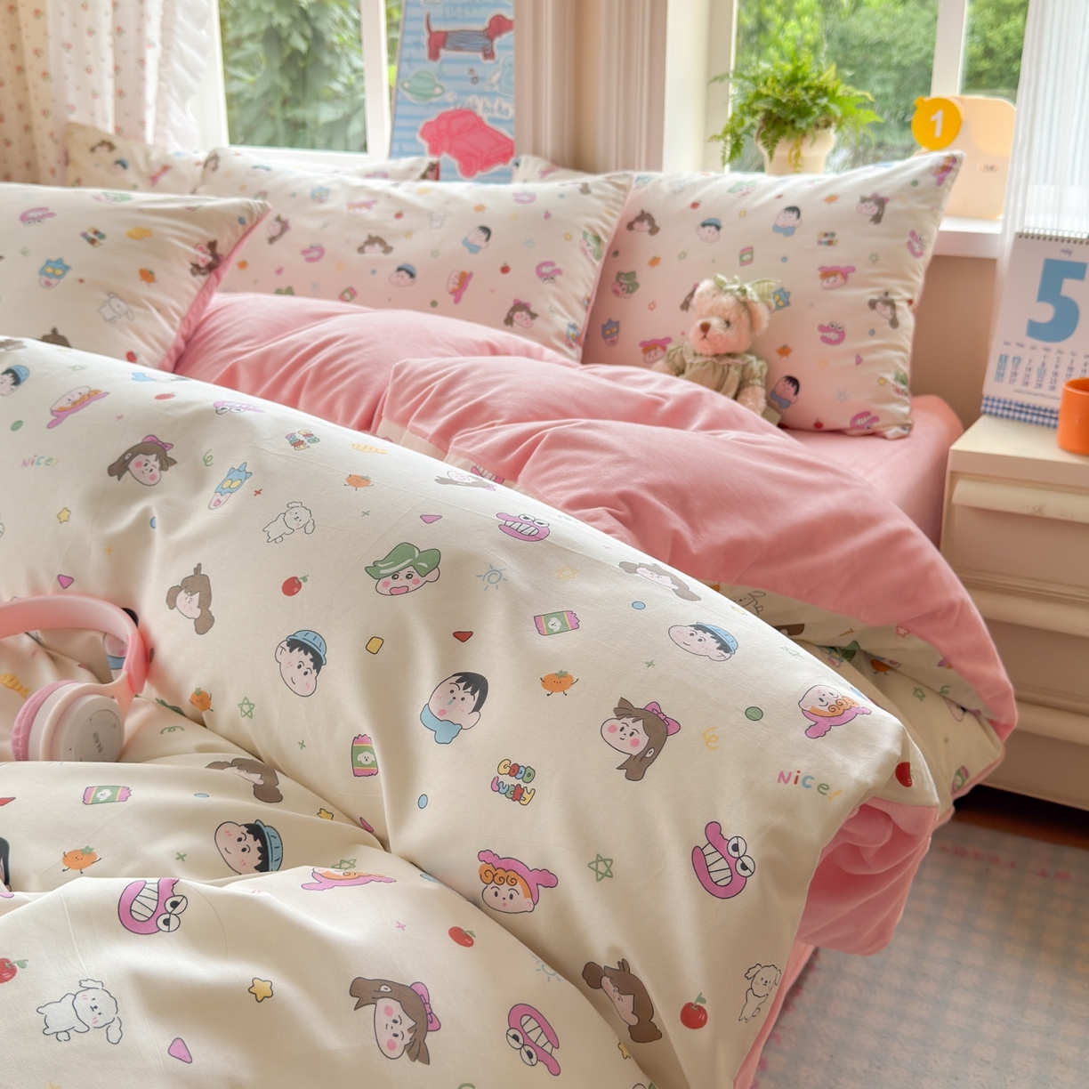 91家纺网 家纺一手货源 找家纺 清雅福 2025秋冬新品全棉印花棉加绒四件套系列 棉绒-新新一家