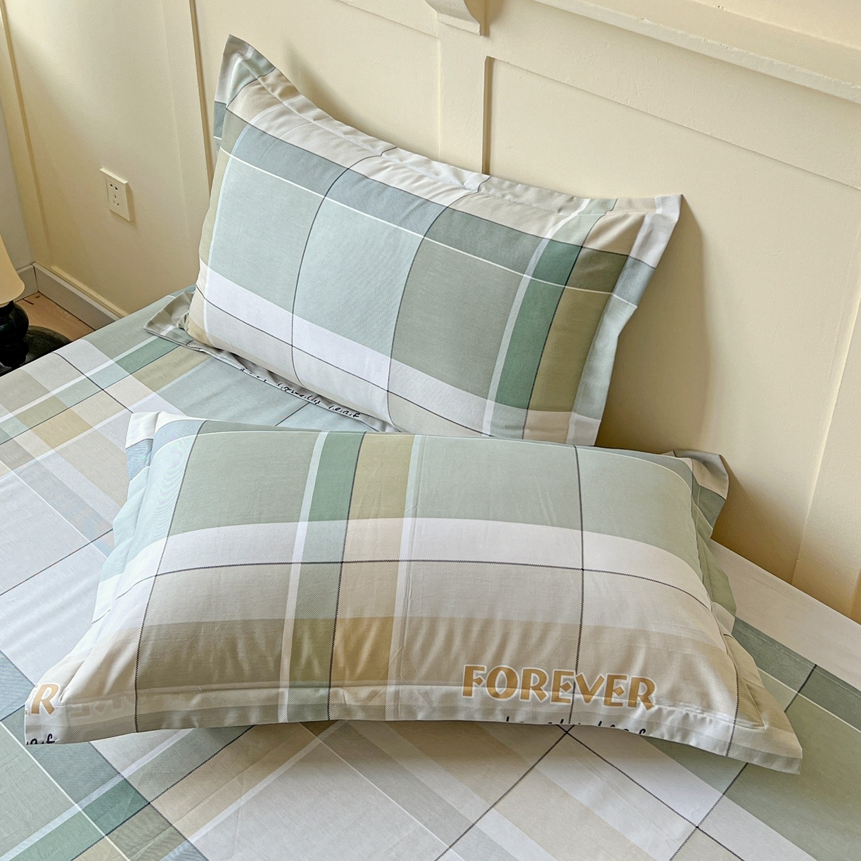 （总）文黛家居 2025新款全棉喷气印花全棉纯棉印花系列单品枕套枕套单件单枕套