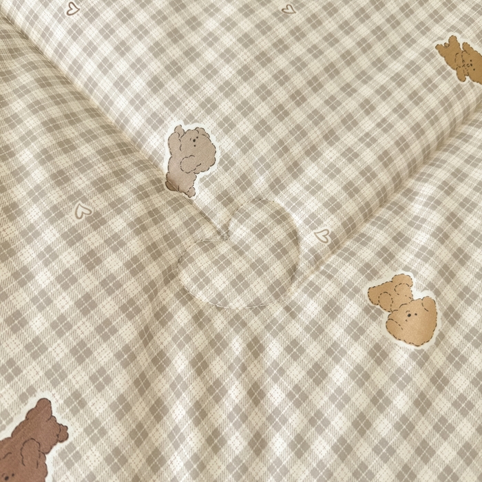 91家纺网 家纺一手货源 找家纺 宜梦家居 2025新款全棉纯棉豆豆被被子被芯 BT-呆萌狗