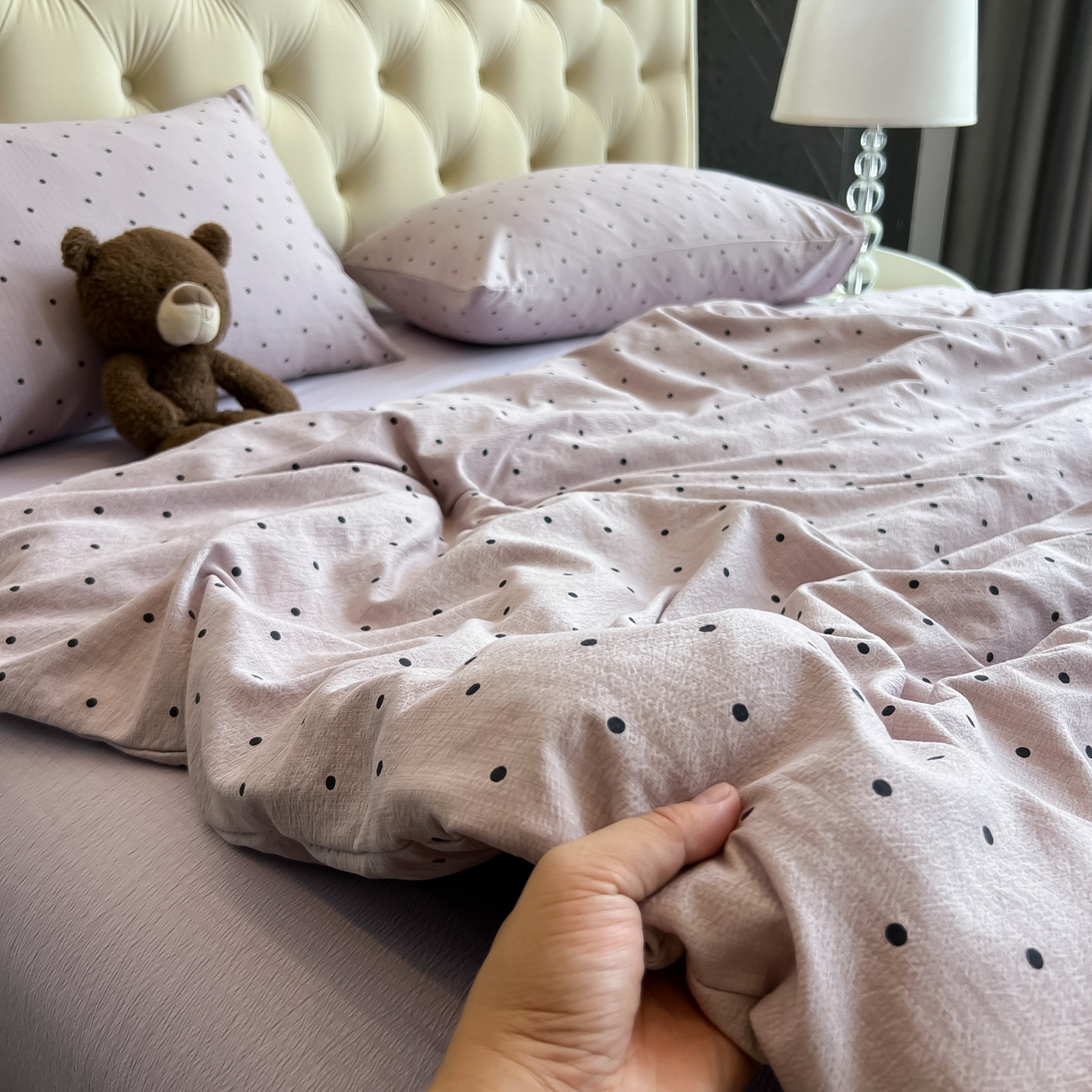 91家纺网 家纺一手货源 找家纺 （总）韩巢家纺 2025新款双层纱床上用品四件套热销款超柔学生宿舍床单被套三件套