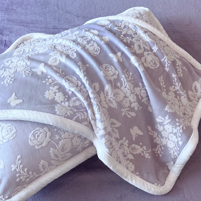 91家纺网 家纺一手货源 找家纺 诺梵 2025新款8斤立体雕花牛奶绒四件套_控价标准高于139，加大高于149 蒂娜-紫