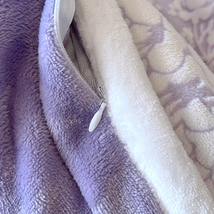 91家纺网 家纺一手货源 找家纺 诺梵 2025新款8斤立体雕花牛奶绒四件套_控价标准高于139，加大高于149 蒂娜-紫