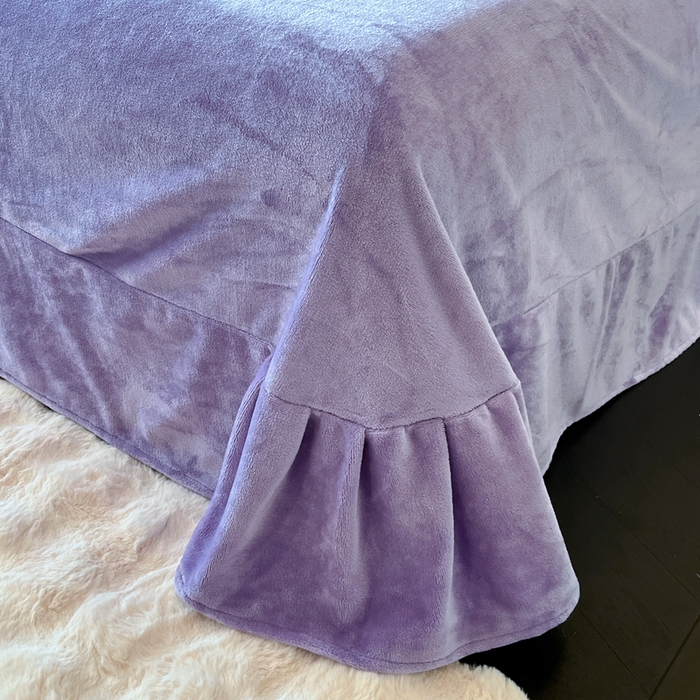 91家纺网 家纺一手货源 找家纺 诺梵 2025新款8斤立体雕花牛奶绒四件套_控价标准高于139，加大高于149 蒂娜-紫