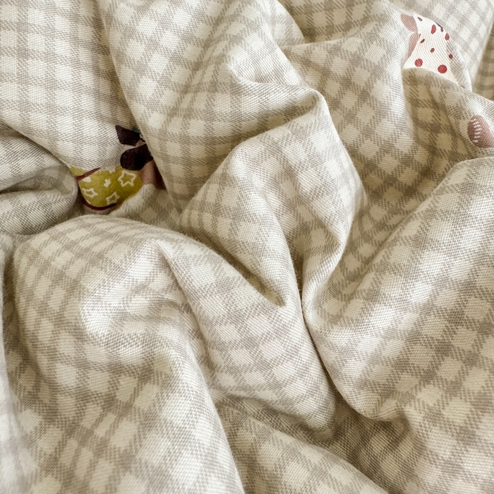 91家纺网 家纺一手货源 找家纺 宜梦家居 2025新款全棉纯棉豆豆被被子被芯 BT-哈里狗