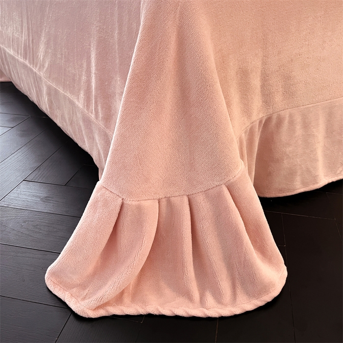 91家纺网 家纺一手货源 找家纺 诺梵 2025新款8斤立体雕花牛奶绒四件套_控价标准高于139，加大高于149 花朝梦-粉