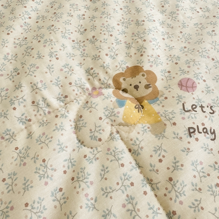 91家纺网 家纺一手货源 找家纺 宜梦家居 2025新款全棉纯棉豆豆被被子被芯 BT-萌萌狮