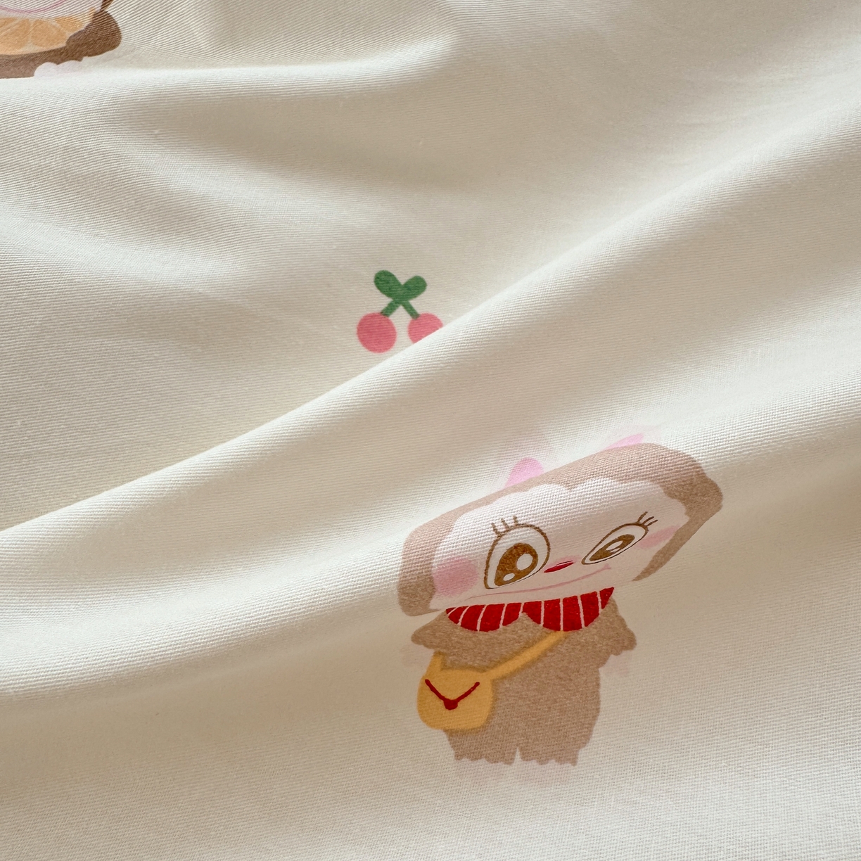 91家纺网 家纺一手货源 找家纺 清雅福 2025新款秋冬新品全棉印花棉加绒单被套单品被套被套单件 棉绒-大眼公仔