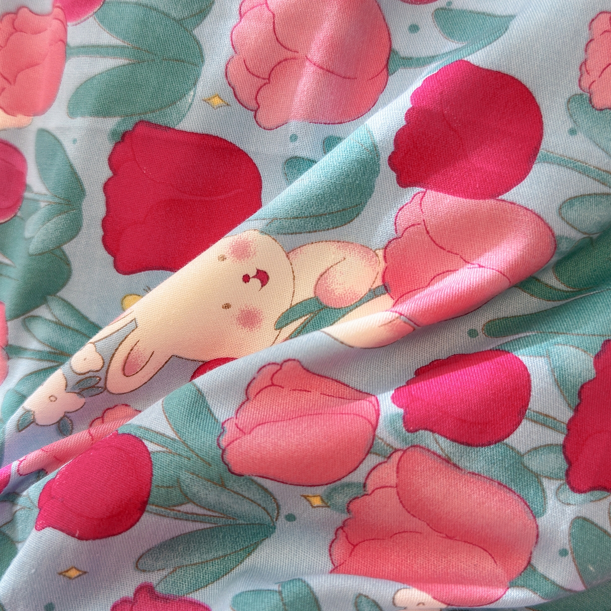 91家纺网 家纺一手货源 找家纺 （总）清雅福 2025新款秋冬新品全棉印花棉加绒单被套单品被套被套单件