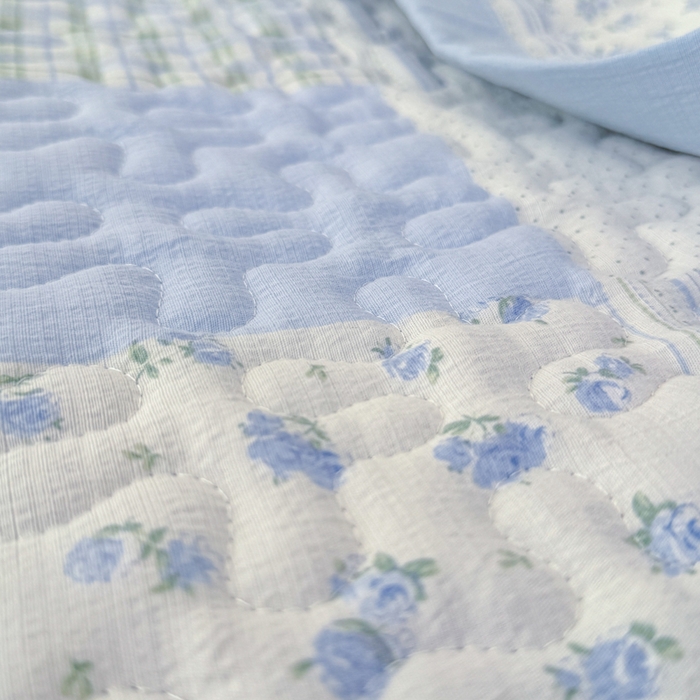 91家纺网 家纺一手货源 找家纺 （总）999家纺 2025新款A类云感原麻双层纱床盖四件套-简约款