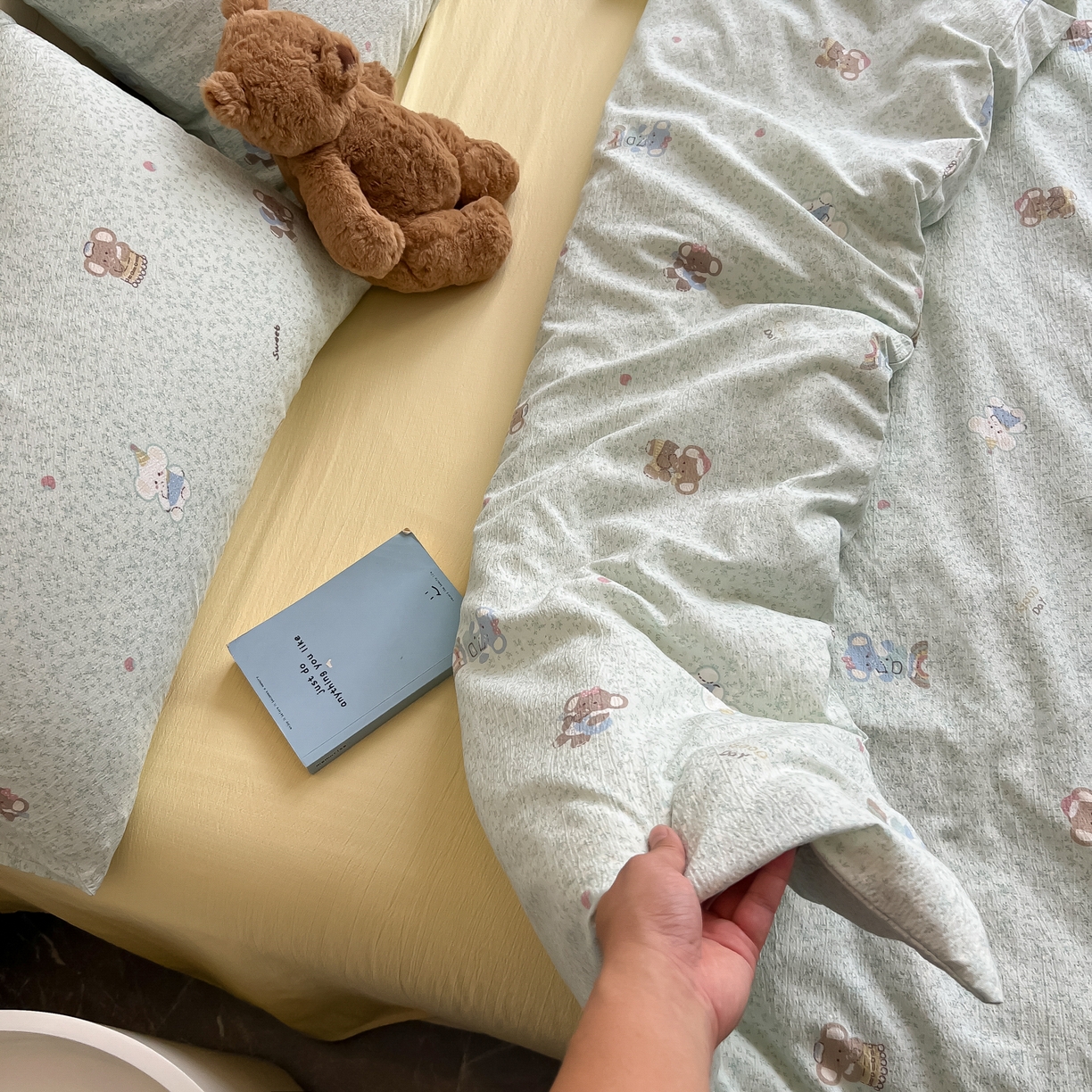 91家纺网 家纺一手货源 找家纺 韩巢家纺 2025新款双层纱床上用品四件套热销款超柔学生宿舍床单被套三件套 少女象