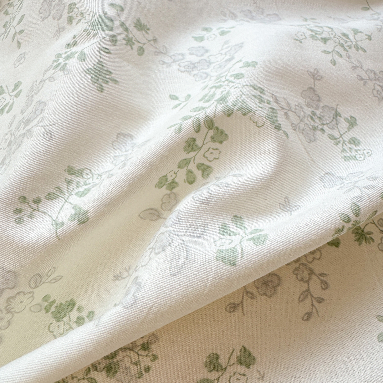 91家纺网 家纺一手货源 找家纺 清雅福 2025新款秋冬新品全棉印花棉加绒单被套单品被套被套单件 棉绒-春风里绿