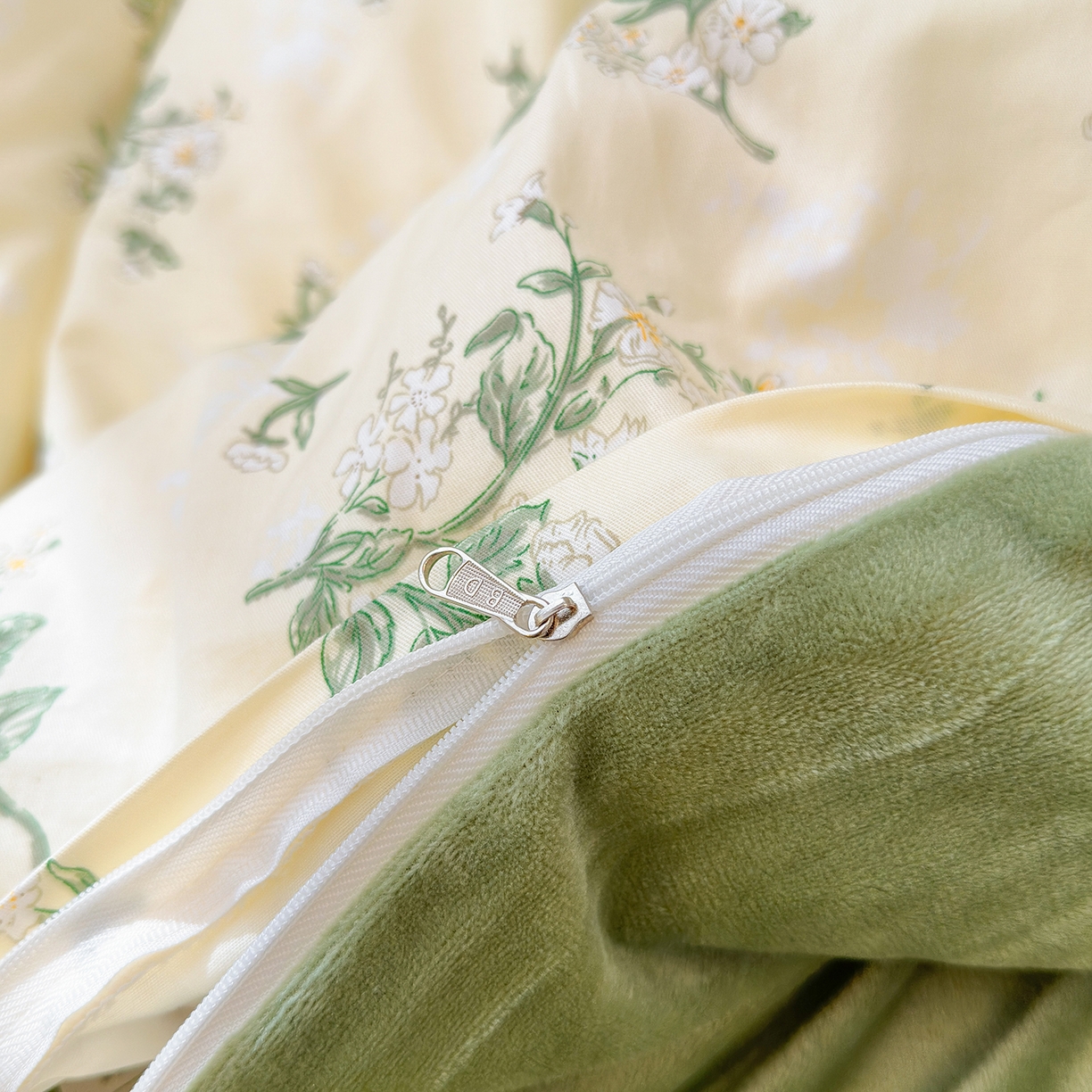 91家纺网 家纺一手货源 找家纺 清雅福 2025新款秋冬新品全棉印花棉加绒单被套单品被套被套单件 棉绒茶艺