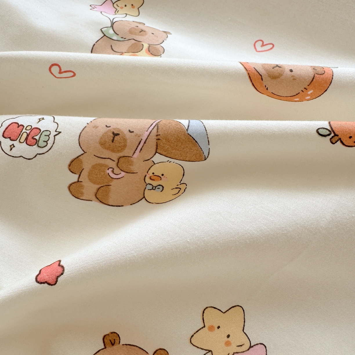 91家纺网 家纺一手货源 找家纺 清雅福 2025新款秋冬新品全棉印花棉加绒单被套单品被套被套单件 棉绒-熊猫卡皮