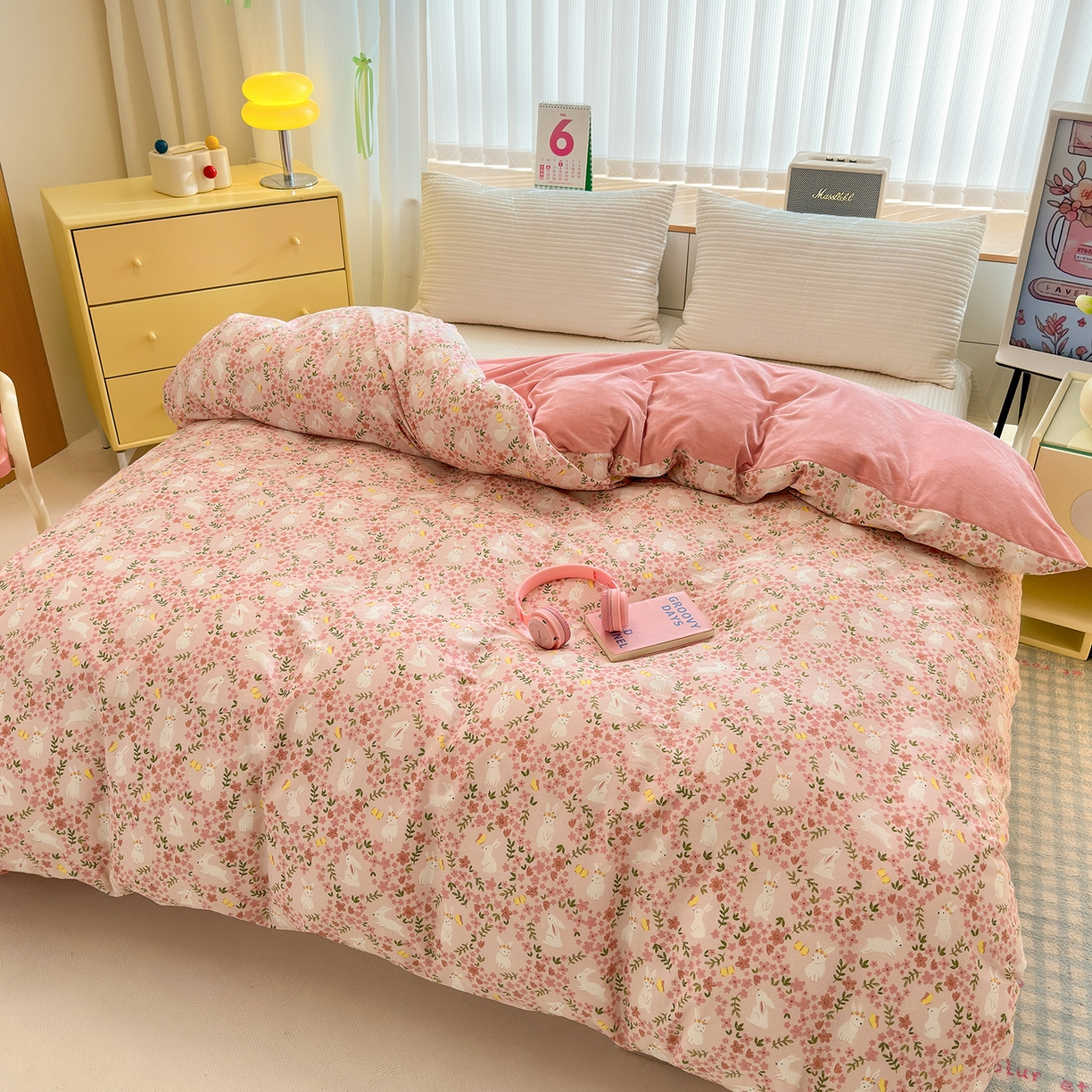 91家纺网 家纺一手货源 找家纺 清雅福 2025新款秋冬新品全棉印花棉加绒单被套单品被套被套单件 棉绒-恋语