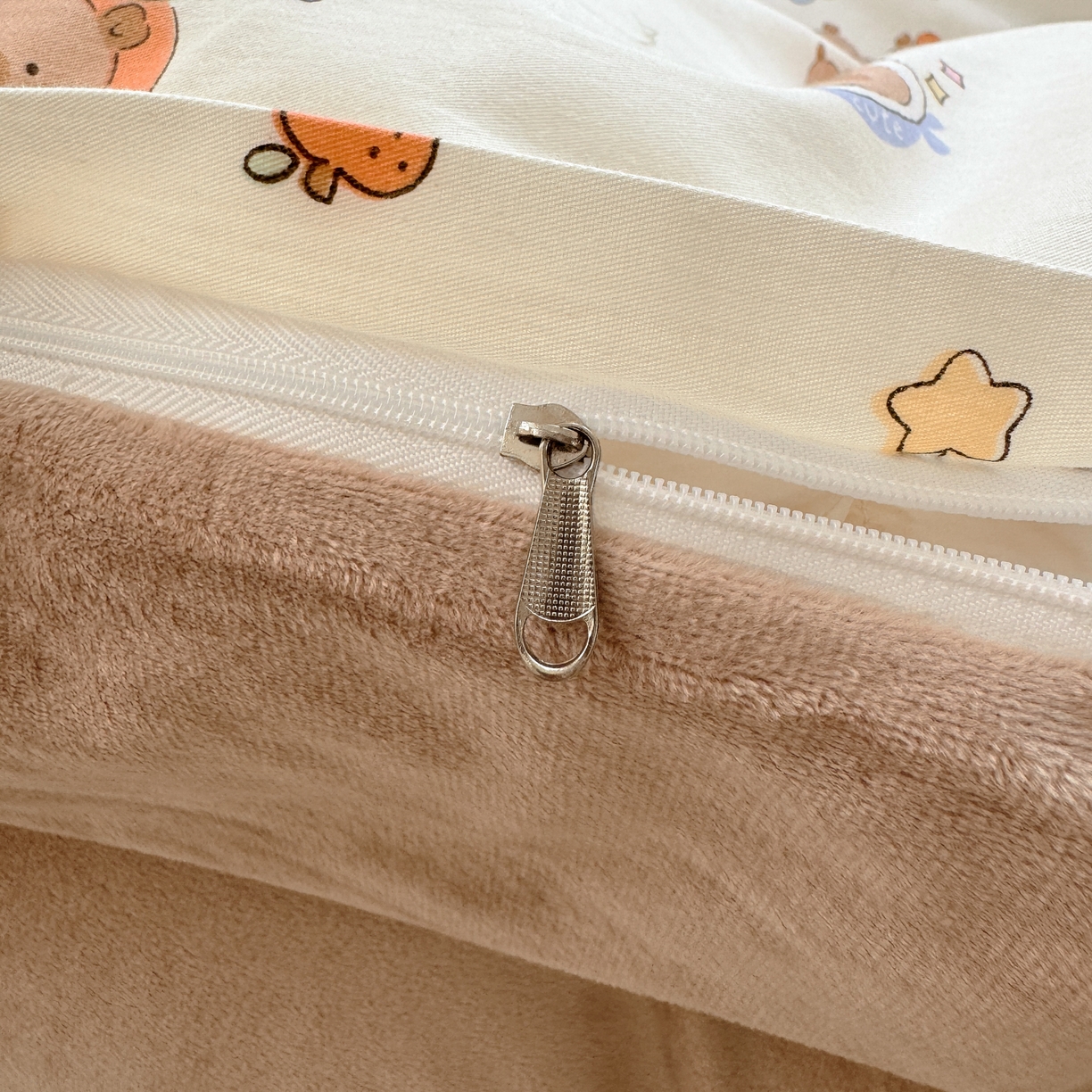 91家纺网 家纺一手货源 找家纺 清雅福 2025新款秋冬新品全棉印花棉加绒单被套单品被套被套单件 棉绒-熊猫卡皮