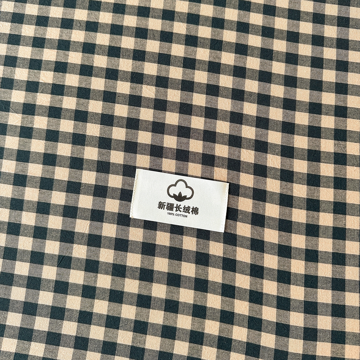 91家纺网 家纺一手货源 找家纺 笠裙家纺 2025新款A类色织全棉纯棉水洗棉床裙四件套 芸素绿