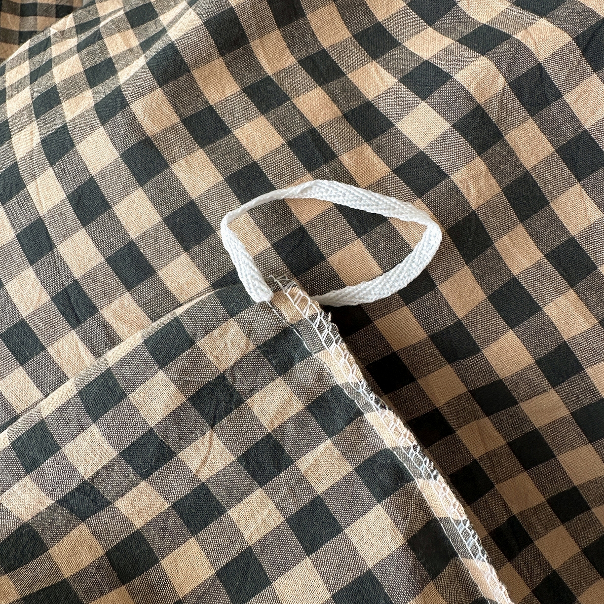 91家纺网 家纺一手货源 找家纺 笠裙家纺 2025新款A类色织全棉纯棉水洗棉床裙四件套 芸素绿