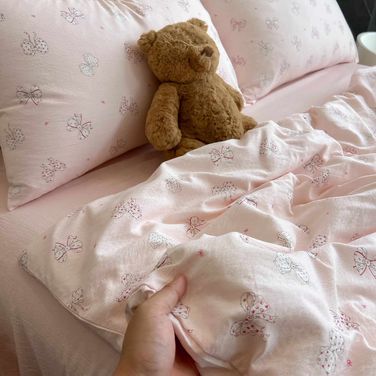 91家纺网 家纺一手货源 找家纺 韩巢家纺 2025新款双层纱床上用品四件套热销款超柔学生宿舍床单被套三件套 心愿