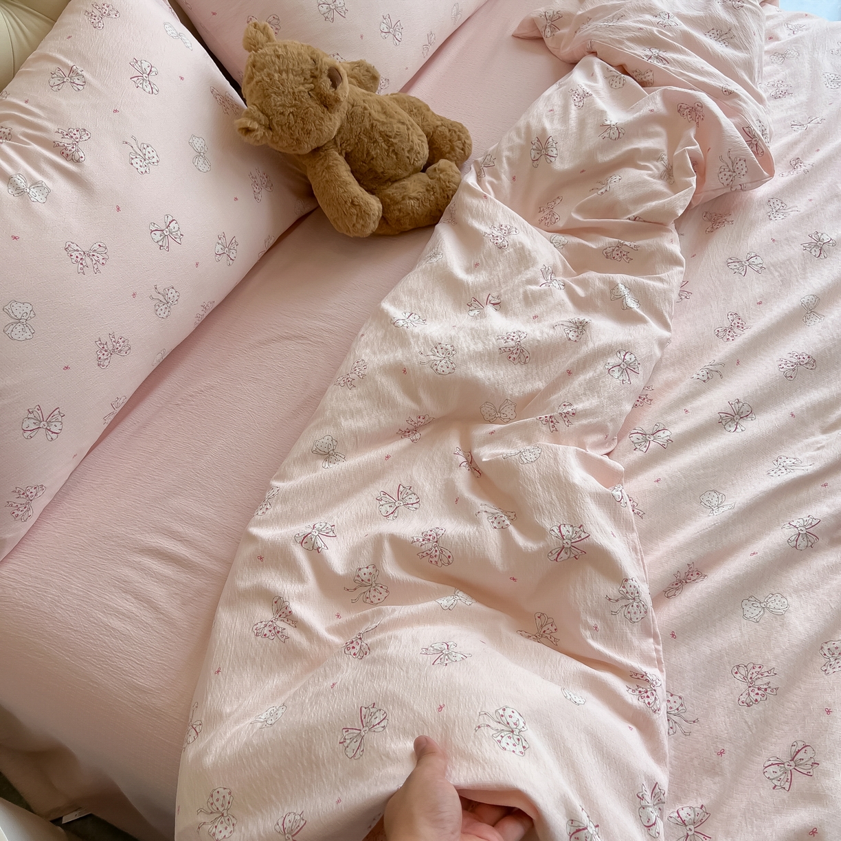 91家纺网 家纺一手货源 找家纺 韩巢家纺 2025新款双层纱床上用品四件套热销款超柔学生宿舍床单被套三件套 心愿