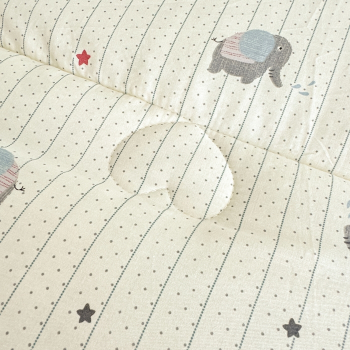 91家纺网 家纺一手货源 找家纺 宜梦家居 2025新款全棉纯棉豆豆被被子被芯 BT-跳跳象